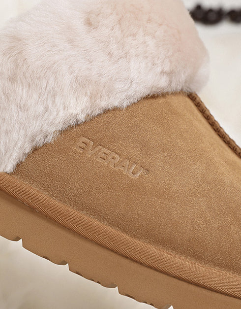 EVERAU® Muffin Slipper Suede